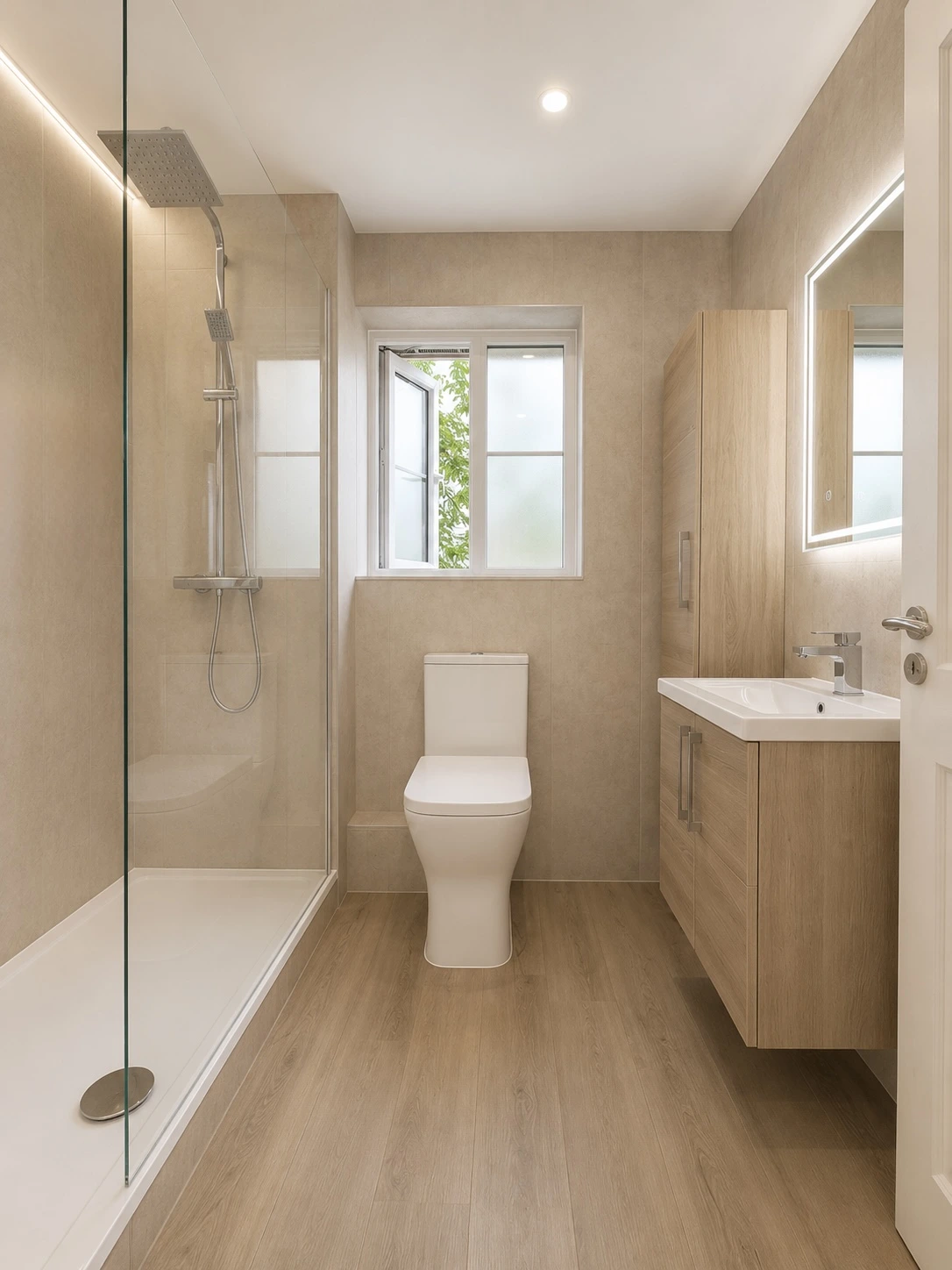 Luxury bath with brass tap detail